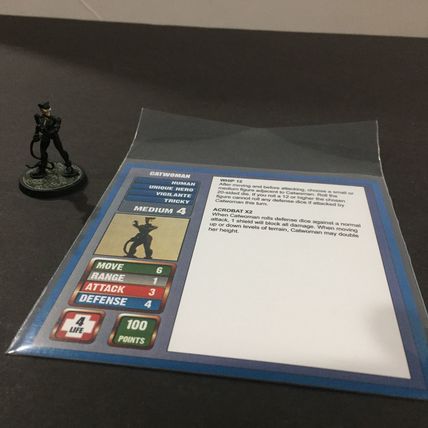 Heroscape: Custom Catwoman figure & card