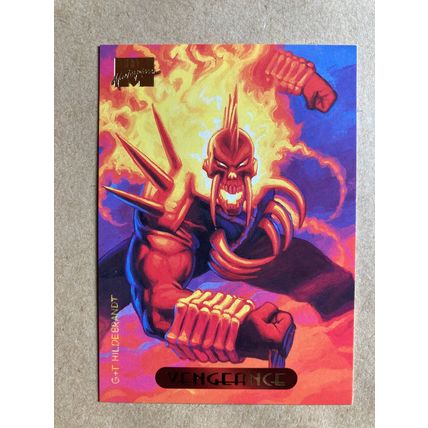 Marvel Masterpieces 1994 Base trading Card # 130 Vengeance (B) Fleer