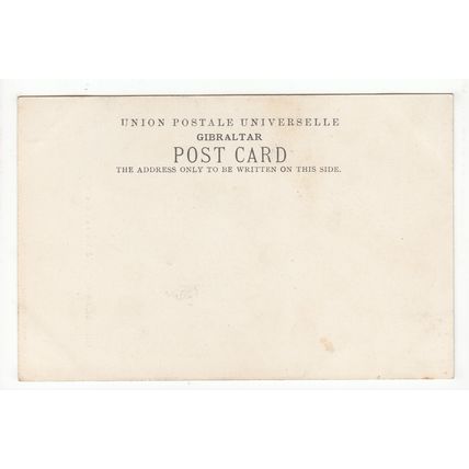 Old Moorish Castle Gibraltar Early Undivided Back Postcard V B Cumbo