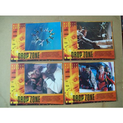 Cinema DROP ZONE Wesley Snipes, Gary Busey, Yancy Butler Lobby Card Set (8)