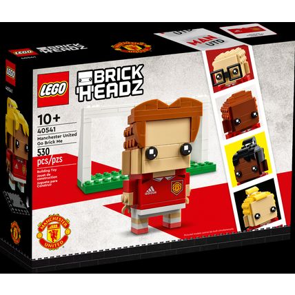 LEGO 40541 BRICK HEADZ MANCHESTER UNITED Go Brick Me - BRAND NEW & SEALED