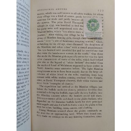 LEWIS & CLARK PARTNERS IN DISCOVERY by JOHN BAKELESS 1947 ILLUSTRATED HARDCOVER