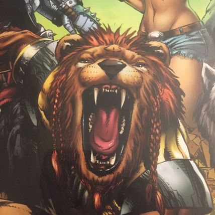 2013 Zenescope Oz Sexy Dorothy Scarecrow Lion & Tin Man Cover #2B
