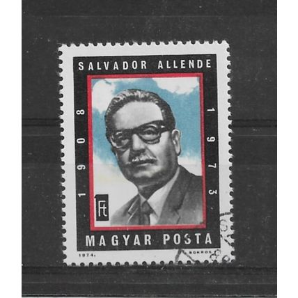Hungary.President Allende of Chile Commemoration stamp.Fine Used.Mar23