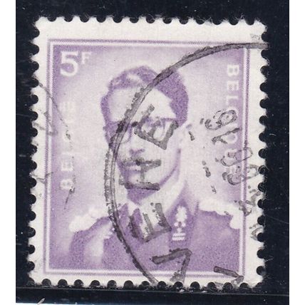 Belgium 1957 King Baudouin 5f Fine Used SG 1460 Evere Cancel VGC