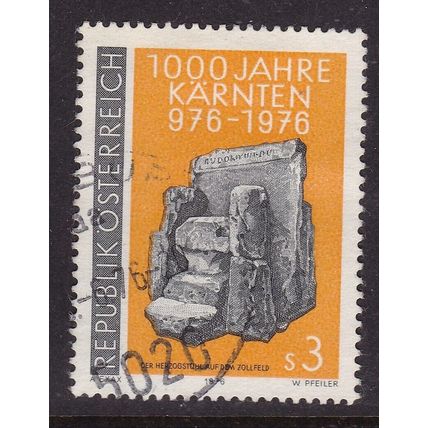 Austria 1976 Milenary of Carinthia Fine Used SG 1758 VGC