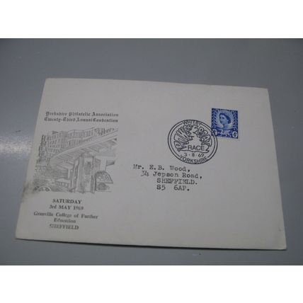 1969 Cover -Yorkshire Philatelic Asso -Granville College/ Power boat race Whitby