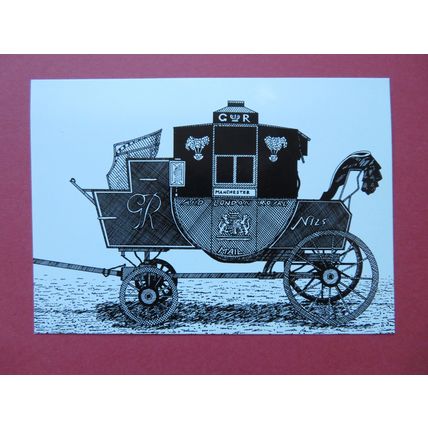 Marple & District Philatelic Society Marplex '87 1987 No.3 Postcard