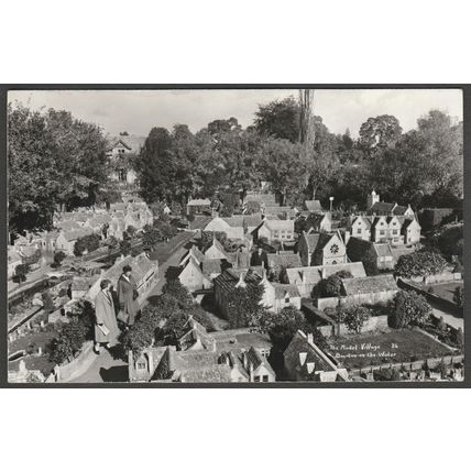 Model Village, Bourton-on-the-Water, Gloucestershire, c.1950s - RP Postcard