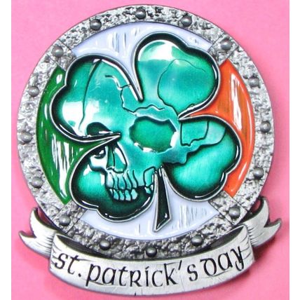 NYPD St Patrick's Day. Challenge Coin. Oversize 2.5X2.75". SP33.