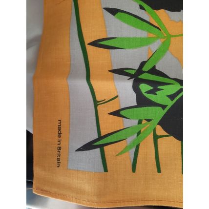 VINTAGE WORLD WILD LIFE PANDA TEA TOWEL