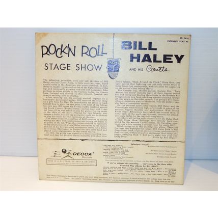 Bill Haley and his comets Rock 'n Roll Stage Show jacket + Chordettes 45