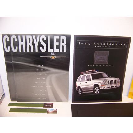 2002 CHRYSLER 300M CONCORDE PT SEBRING PROWLER NEON JEEP SALES BROCHURES (8)