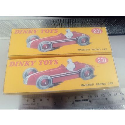 Dinky No231 Maserati Racing Car - Replica / Repro Box