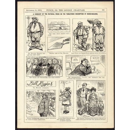 A FORECAST OF THE PICTORIAL PRESS 1919 Charles Harrison PUNCH CARTOON PAGE
