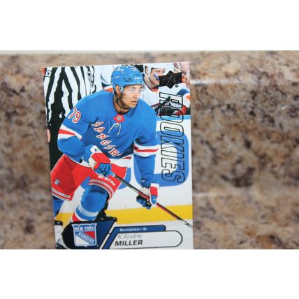 2020-21 UPPER DECK NEW YORK RANGERS K'ANDIRE MILLER ROOKIE CARD#15