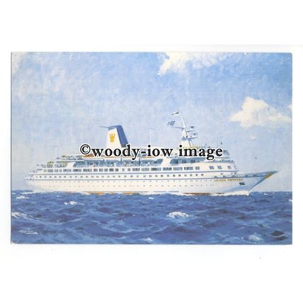 LN0536 - Royal Cruise Line Liner - Golden Odyssey - art postcard