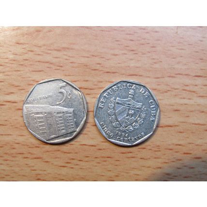 Cuba 1994 5 Centavo Coin