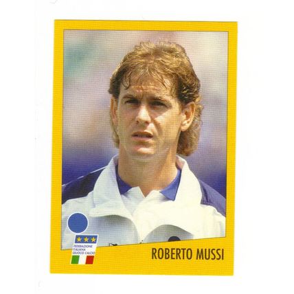 Figurina Calciatori Merlin - Italia 90 - n.56 Roberto Mussi - Azzurri con IP