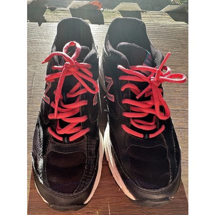 New Balance Womens 80 V2 WE80SS2 Black W/Pink Laces Running Shoes Sneakers Sz 9B