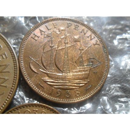1938 George VI coins.