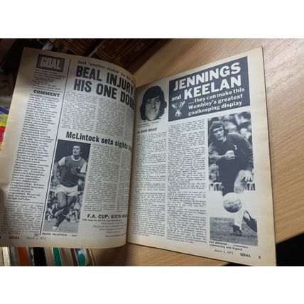 GOAL MAGAZINE #235 3 MAR 1973 UK FOOTBALL MAGAZINE - LEAGUE CUP FINAL (LL)