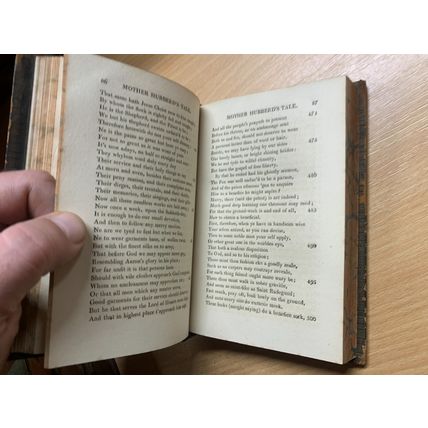 1810 "THE POETICAL WORKS OF EDMUND SPENSER" VOL 6 ANTIQUE LEATHER BOOK (P3)