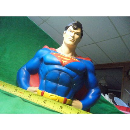 SUPERMAN PLASTIC BANK! 2013 Monogram! $20.00 Shipped!! DC Comics/Monogram!