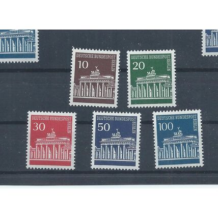 Berlin stamps 1966 Brandenburg Gate set MNH SG B281 - B284a (L810)