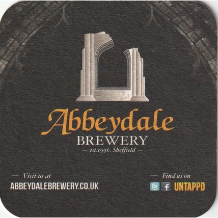 BEER MAT - ABBEYDALE BREWERY - BEER & CIDER FESTIVAL - (Cat No 021) - (2016)