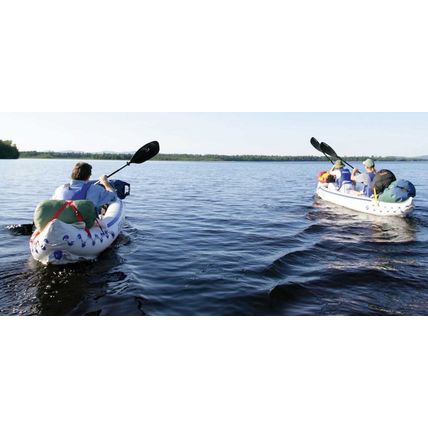 Sea Eagle 370 Quiksail Kayak Package- Sail, 2 Paddles, 2 Seats, Pump Bag & More!