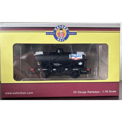 Oxford Rail OR76TK2001 'Mobil' No 64 12 Ton Tank Wagon - BNIB