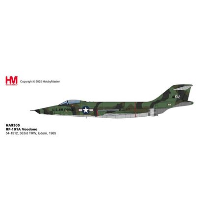 RF-101A VOODOO 54-1512 363RD TRW UDORN - HOBBY MASTER HA9305 1/72 - PRE ORDER