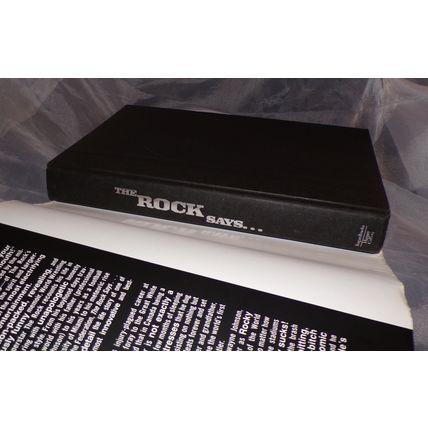 THE ROCK SAYS 2000 WF WORLD WRESTLING HARDBACK BOOK