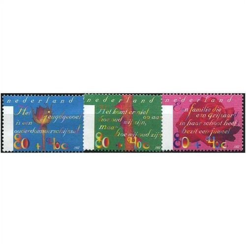 1997 NVPH 1716/1718 - mint no gum