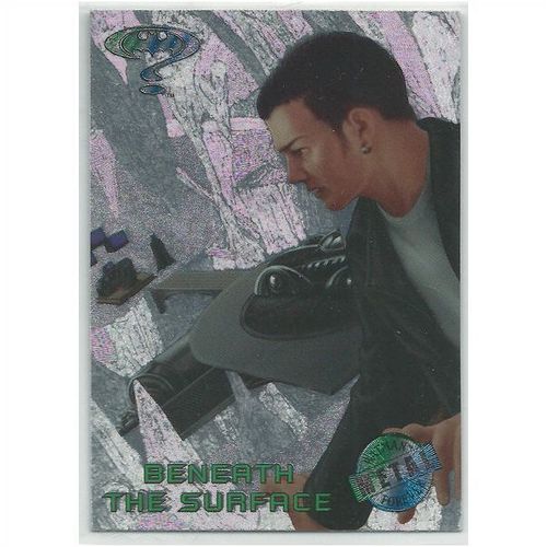BATMAN FOREVER METAL ' SILVER FLASHER ' card # 75 ' ( 1995 )