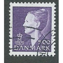 DEN 1997 5.00KR 'QUEEN MARGRETHE II' FINE USED (EBID43-066)