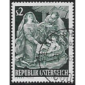 Austria Mi 1143: The Holy Family (Josef Thaddäus Stammel (1695-1765)).
