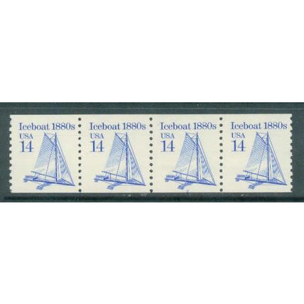 2134b 14c Iceboat Fine MNH Dry Gum PNC 2/3+1 V0768