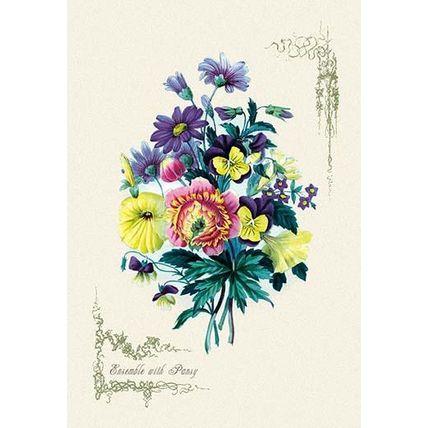 Ensemble with Pansy 12 x 18 Poster
