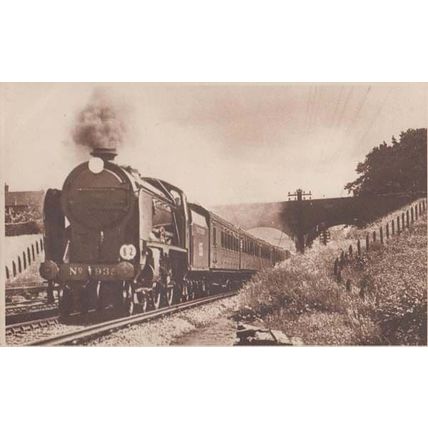 Hastings Express Train Antique Railway London Photochrom Railways Postcard