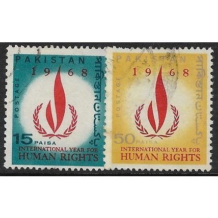 1968 SG 255/256 - #4 fine used (o)