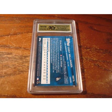 2017 Topps Chrome Update, Graded Mint 9, CODY BELLINGER Rc, Dodgers, Refractor