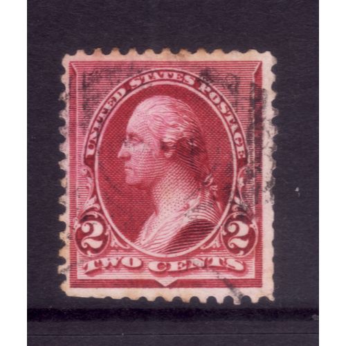 USA 1890 SG 225a 2c RED WASHINGTON FINE USED