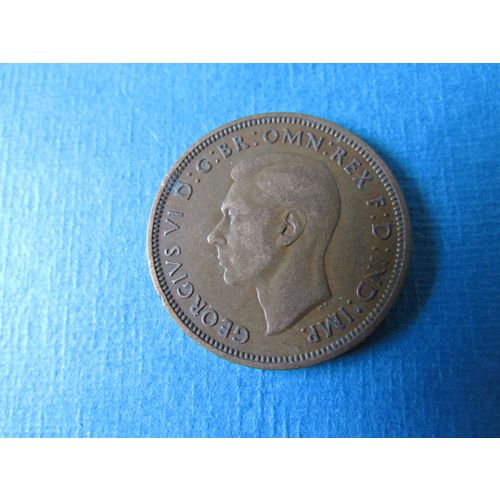 1938 GEORGE VI HALFPENNY FREE POST. (j) AAJ