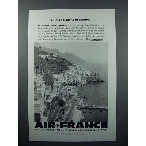 1959 Air France Ad - As Close as Tomorrow