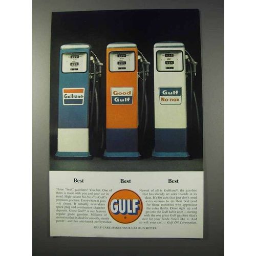 1963 Gulf Ad - Guftane, Good Gulf, No-Nox Gasoline