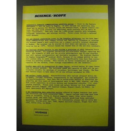 1975 Hughes Aircraft Ad - Indonesia's Satellite System