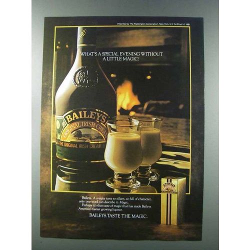 1981 Baileys Irish Cream Ad - A Little Magic
