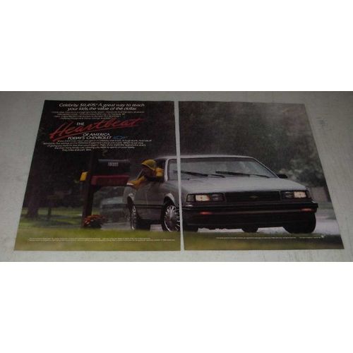 1988 Chevrolet Celebrity Car Ad - The Value of a Dollar
